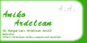 aniko ardelean business card
